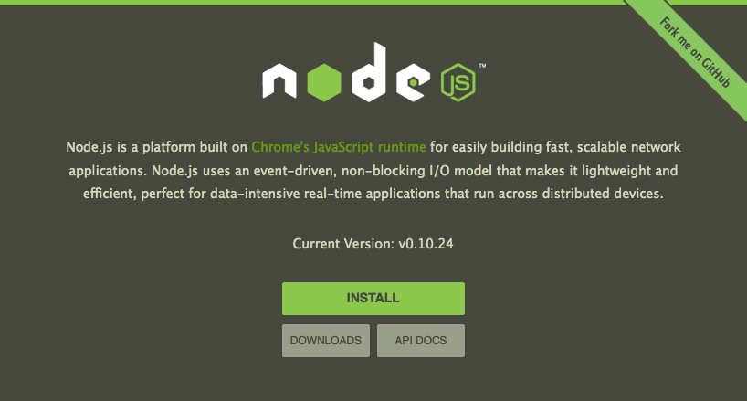 Installing node.js on OSX 10.9 Mavericks