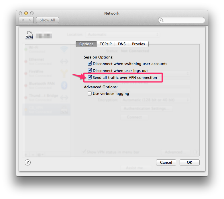 Mac OS X VPN 設定