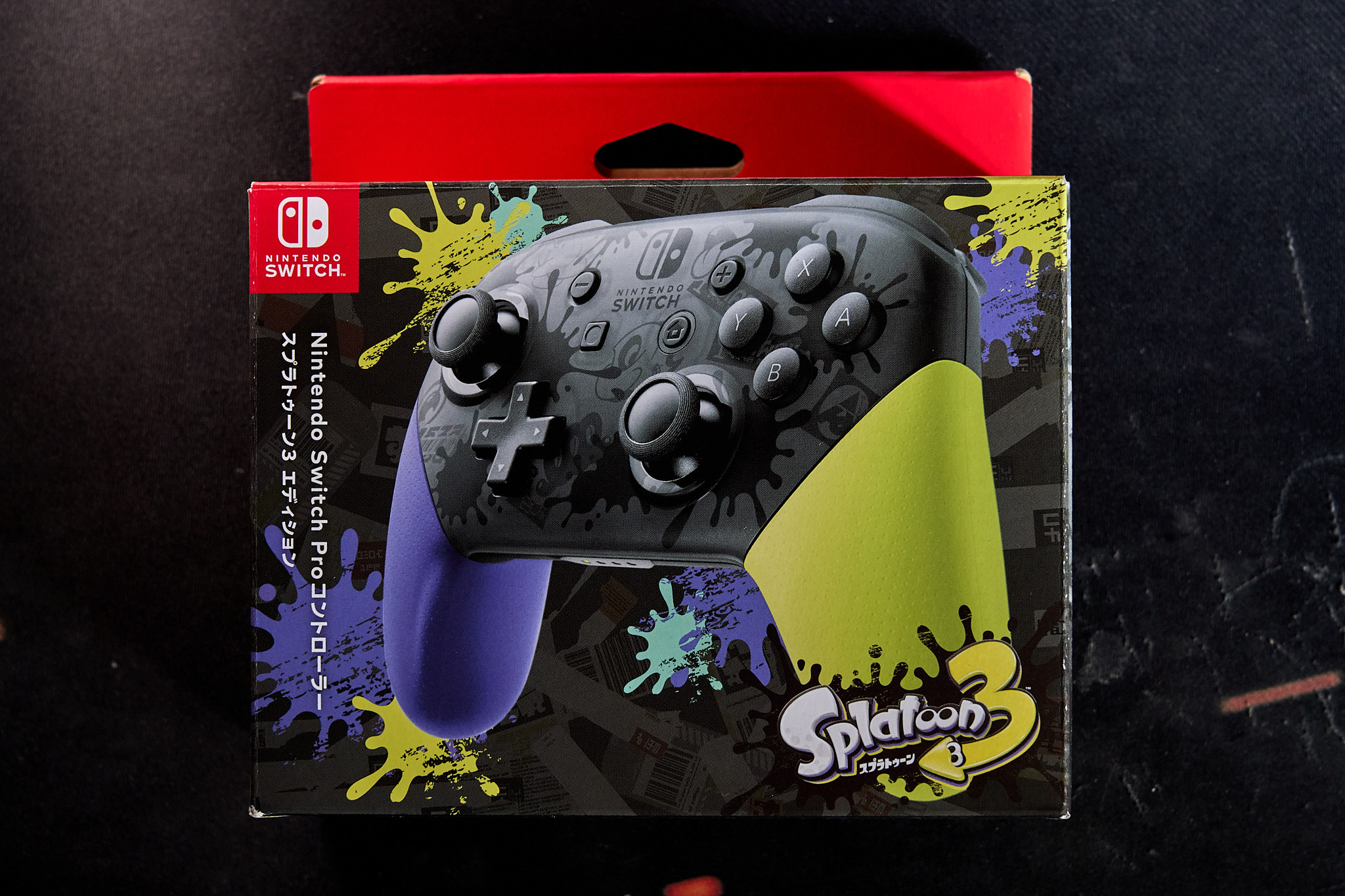 Nintendo Switch™ Pro Controller Splatoon™ 3 Edition 拍照分享