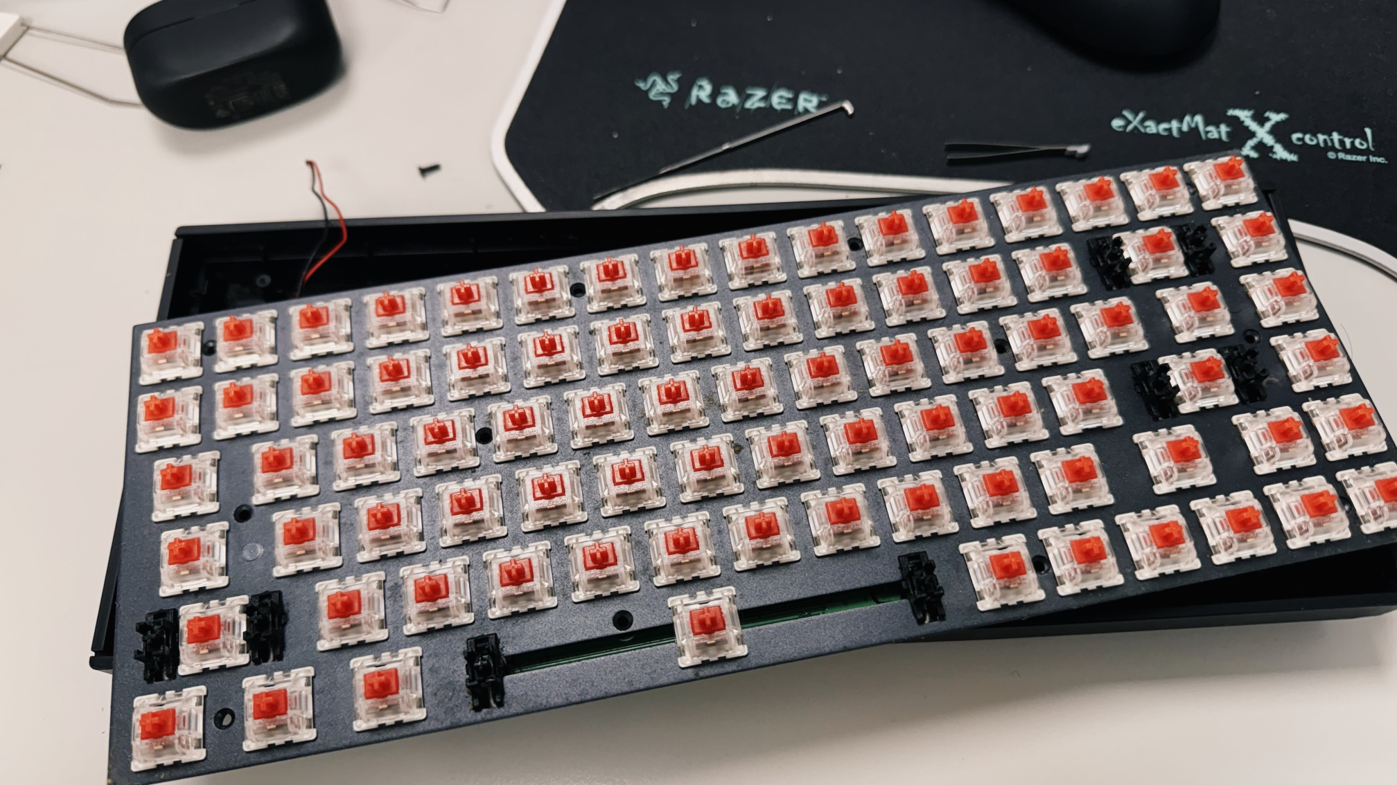 Keychron K2 機械鍵盤 移除電池